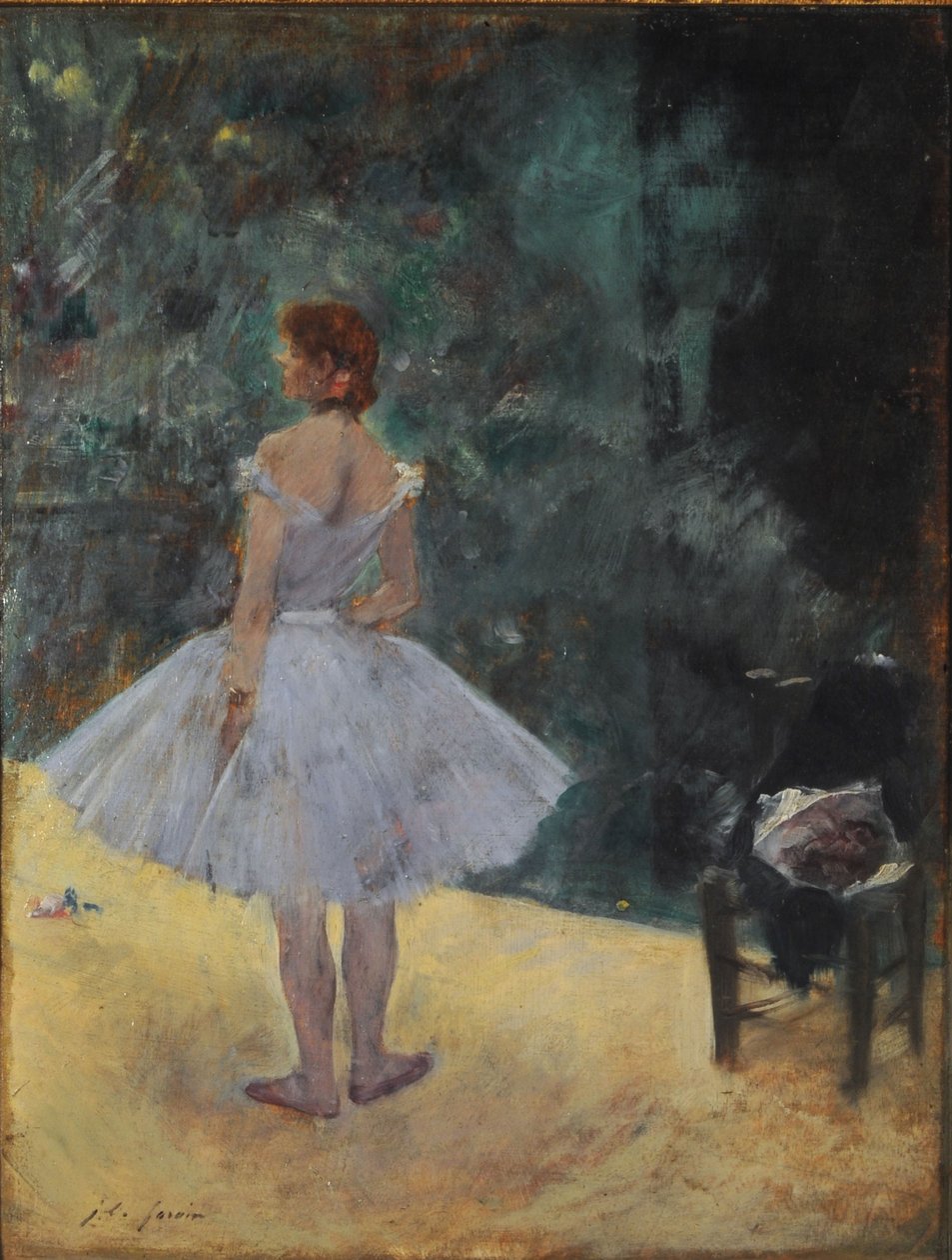 A balerina (olaj a panelen) alkotó: Jean Louis Forain