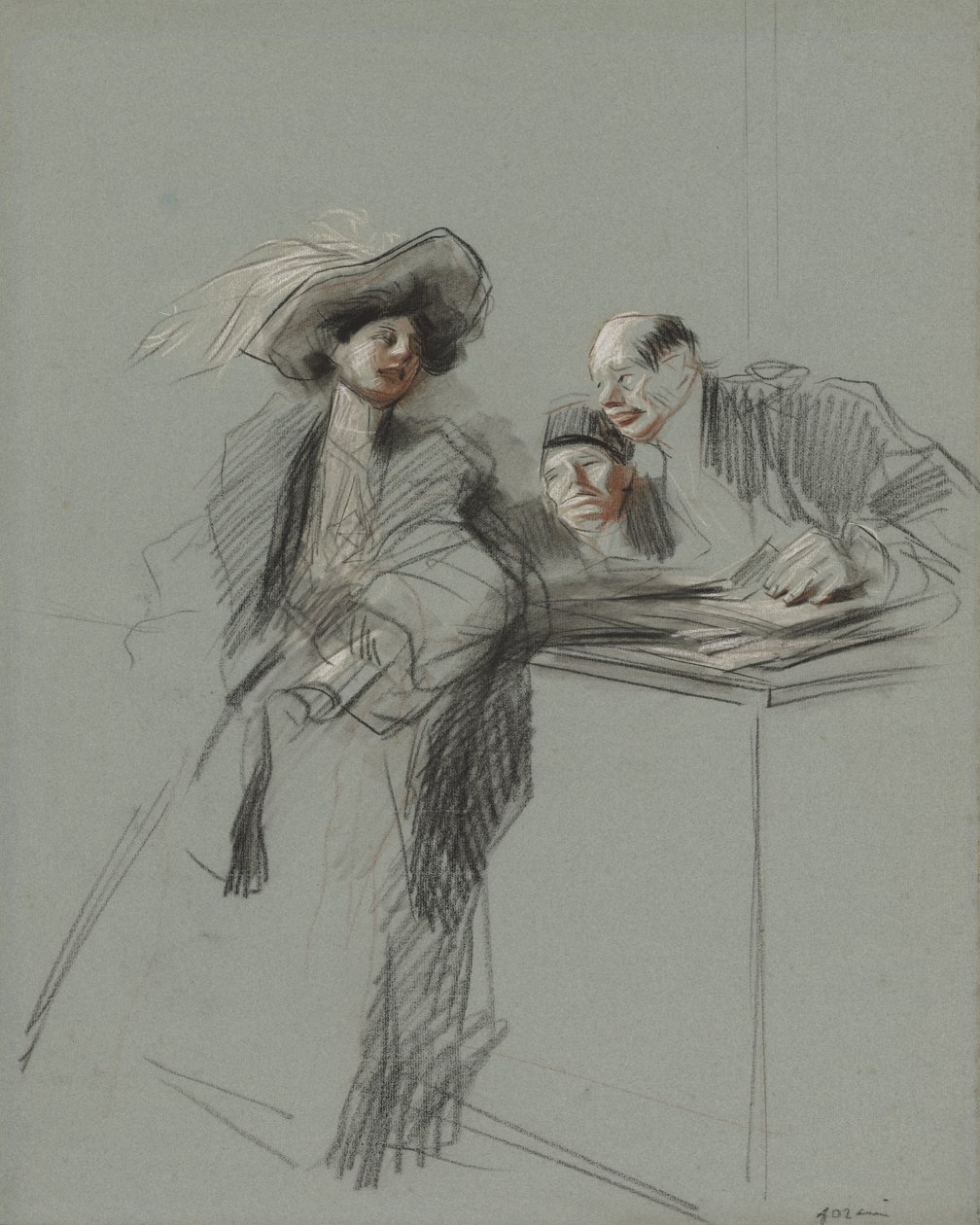 Az ügyfél alkotó: Jean Louis Forain