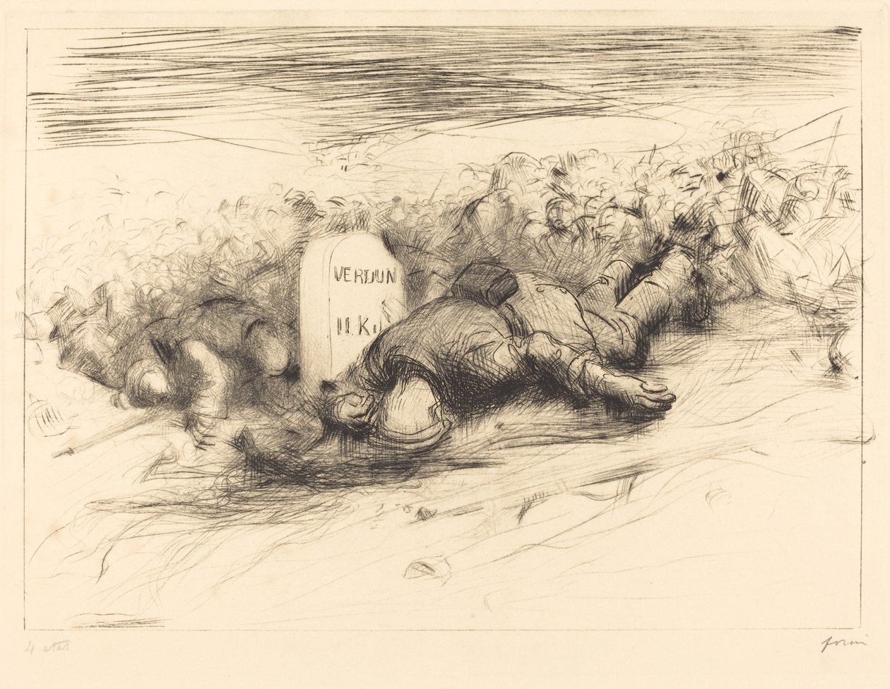 A vég - Verdun alkotó: Jean Louis Forain