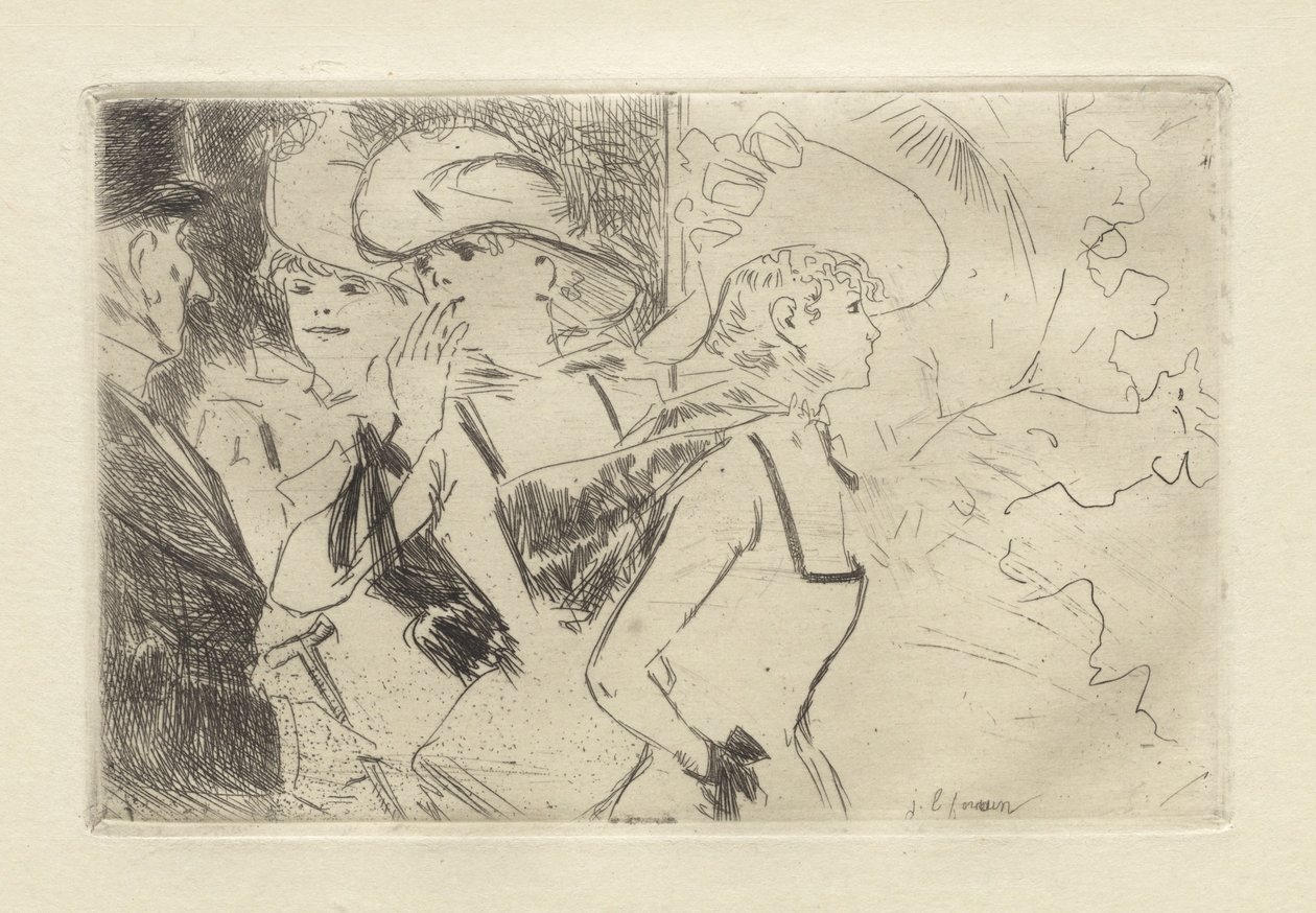 A Folies-Bergere, c. 1880-86. alkotó: Jean Louis Forain