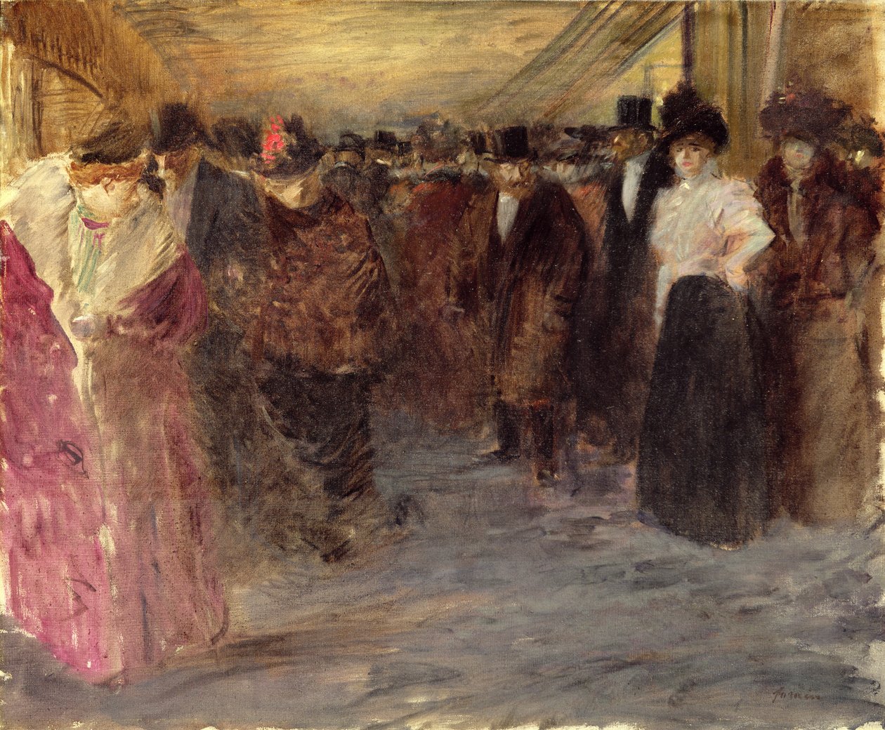 The Music Hall, 1890 körül alkotó: Jean Louis Forain