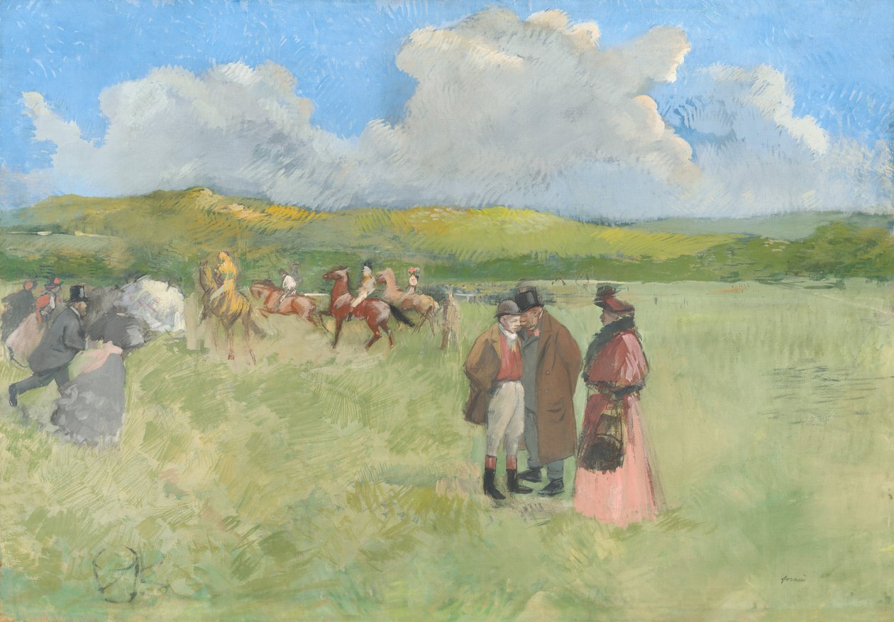 A Versenypálya, c. 1891. alkotó: Jean Louis Forain