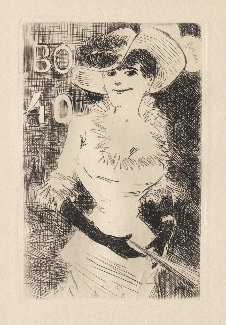 The Walker, 1880-86. alkotó: Jean Louis Forain