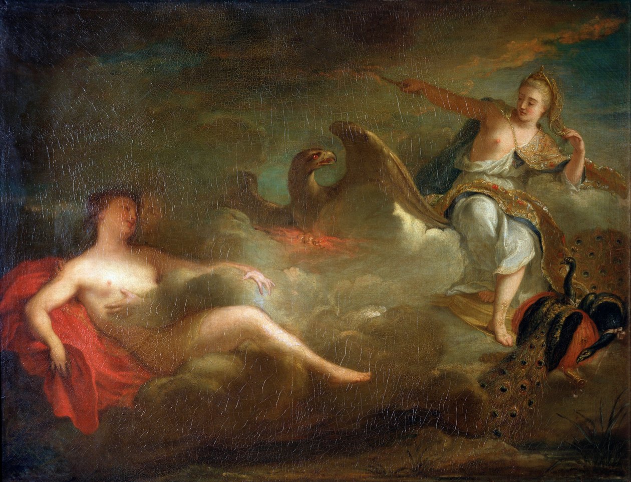 Jupiter, Juno és Io, 1710-es évek. alkotó: Jean Marc Nattier