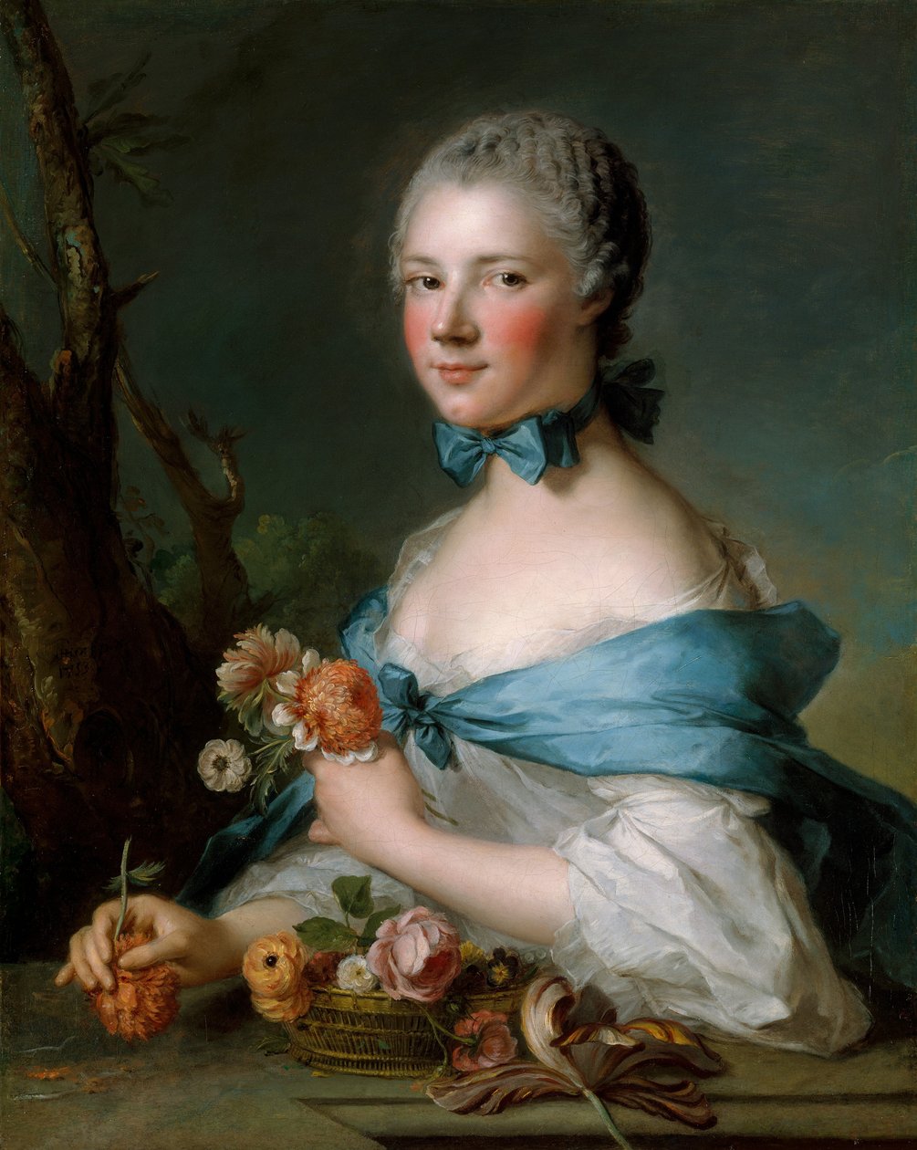 Női portré, 1753. alkotó: Jean Marc Nattier