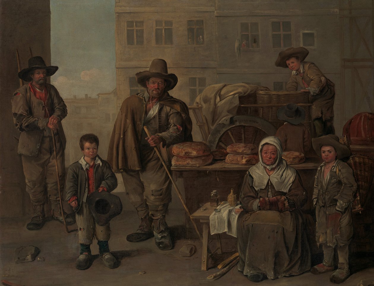 A pékszekere, 1656. alkotó: Jean Michelin