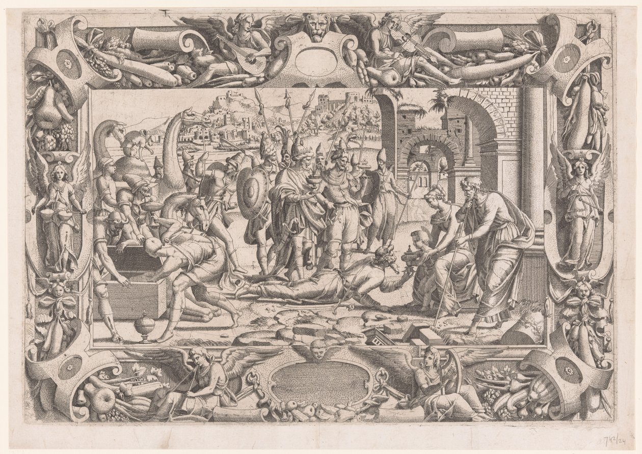 A királyok imádása alkotó: Jean Mignon (attributed to)
