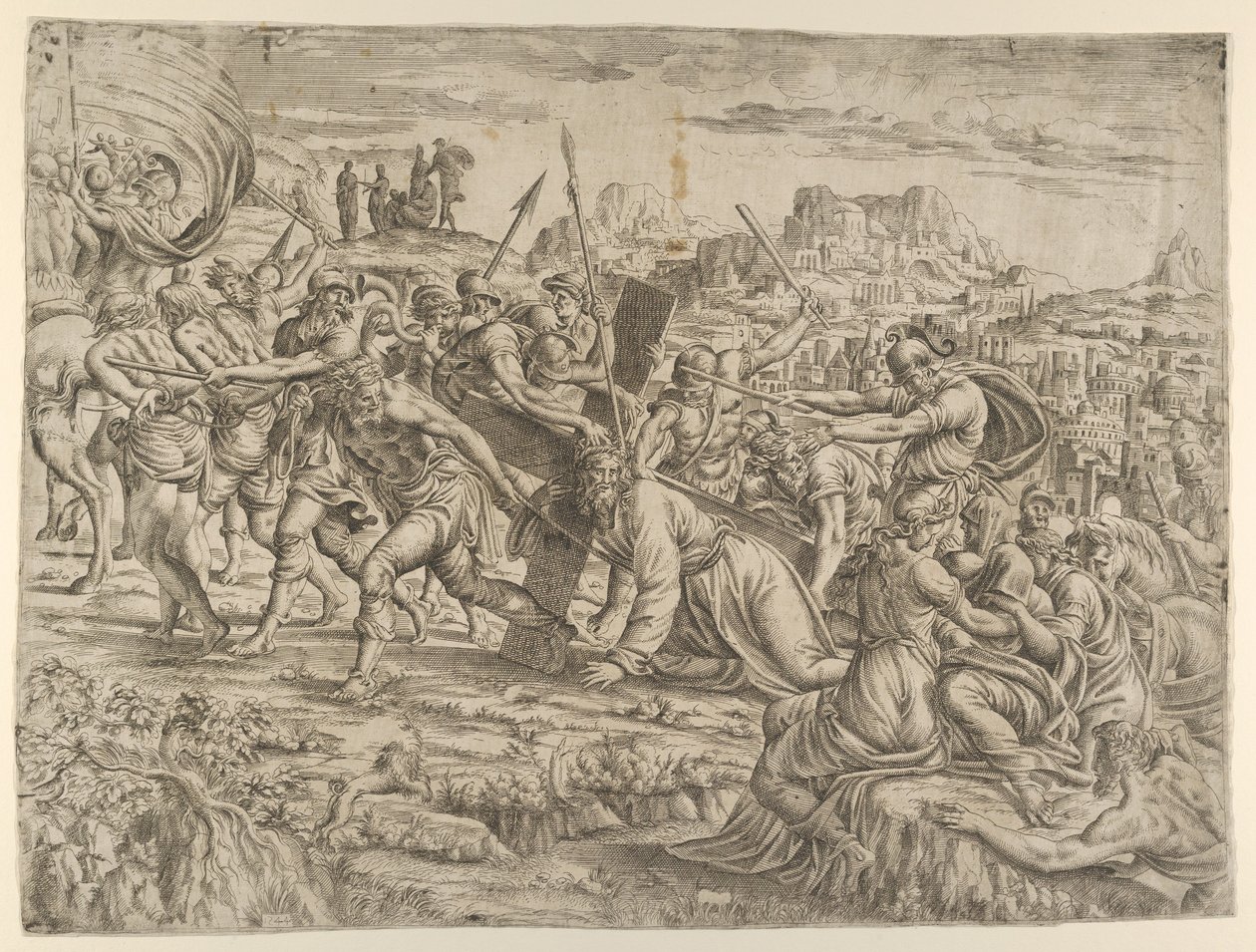 Kereszthordozás, 1544. alkotó: Jean Mignon