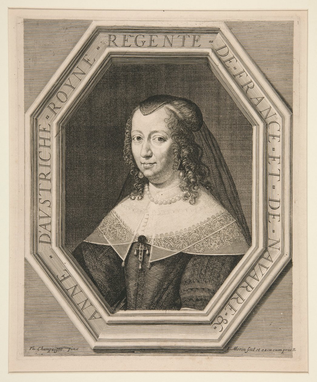 Ausztriai Anna (1601-1666) alkotó: Jean Morin