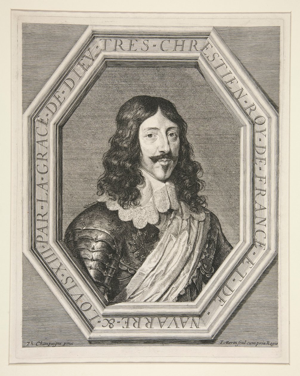 XIII. Lajos francia király (1601-1643) alkotó: Jean Morin