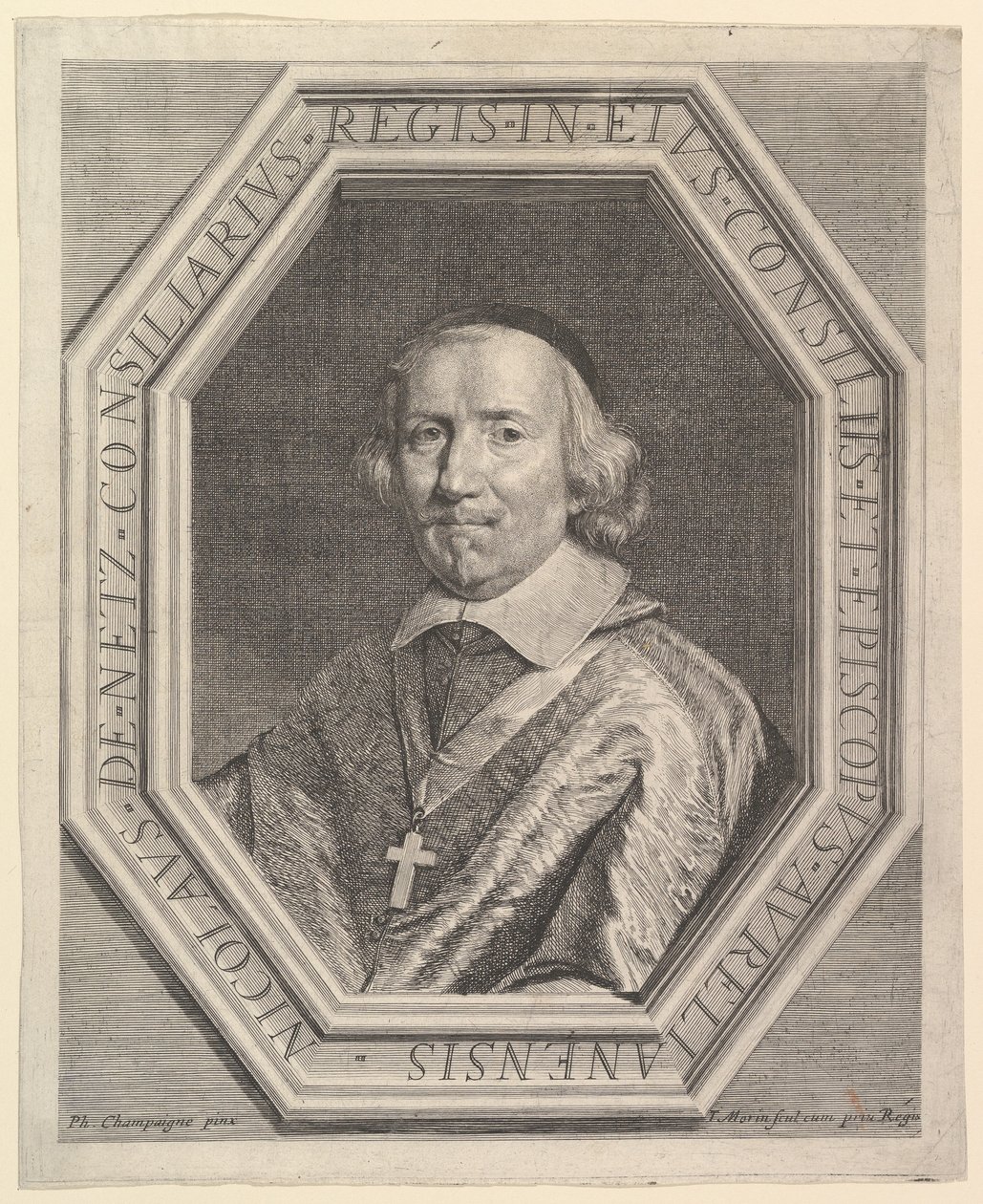 Nicolas de Netz, eveque dOrleans. alkotó: Jean Morin
