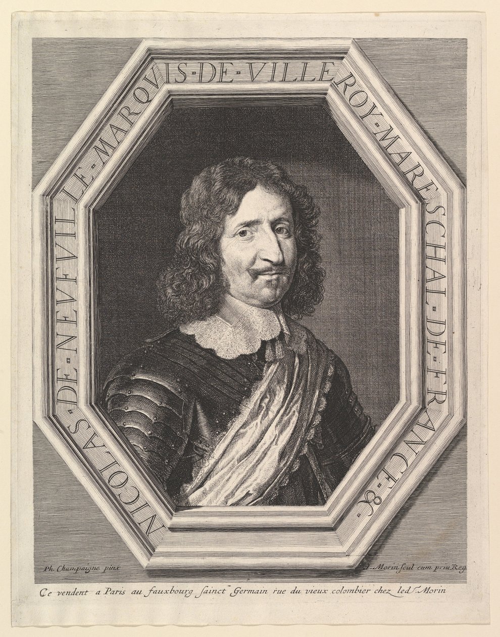 Nicolas de Neuville, de Villeroy márki. alkotó: Jean Morin