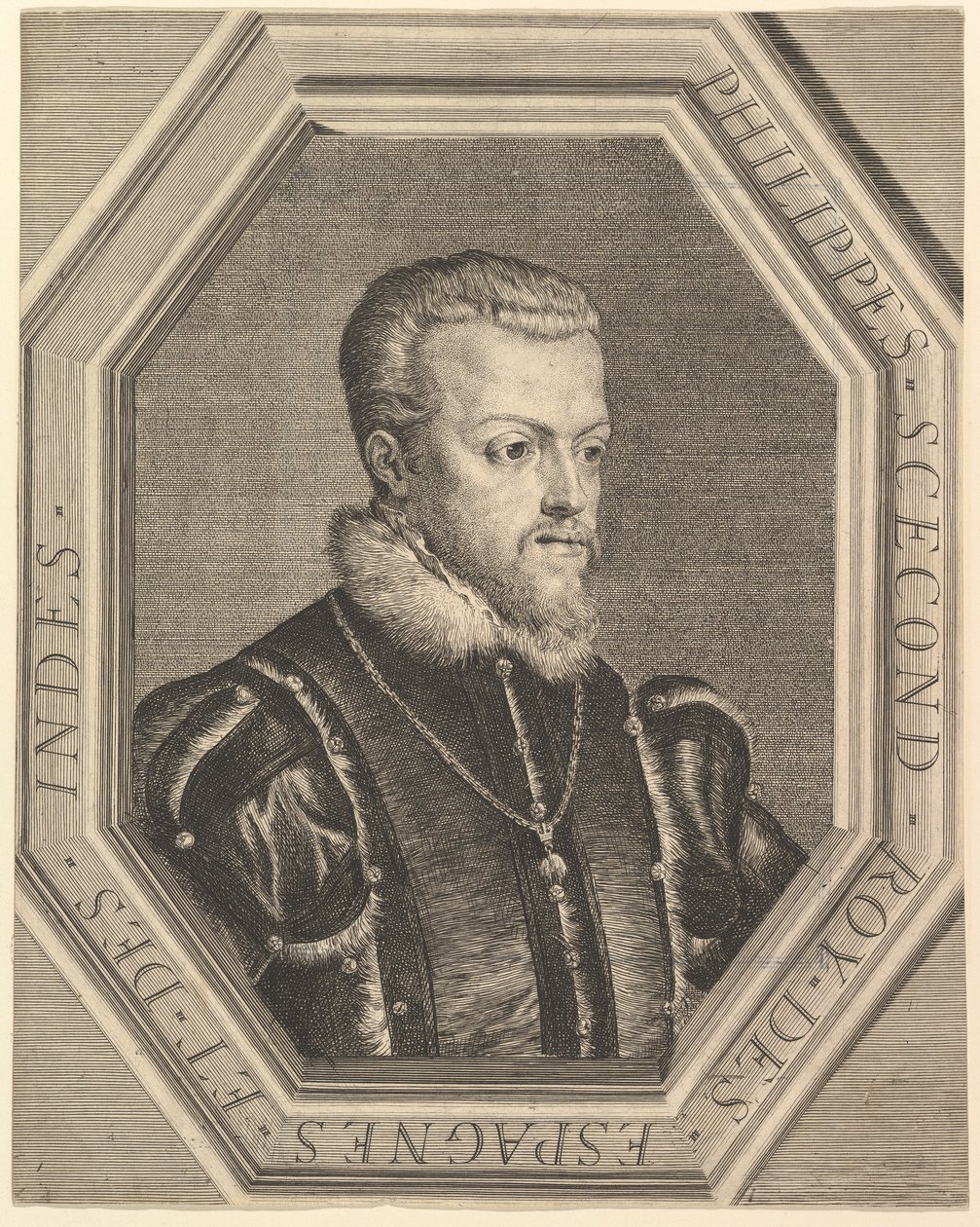 Fülöp, Spanyolország királya. alkotó: Jean Morin