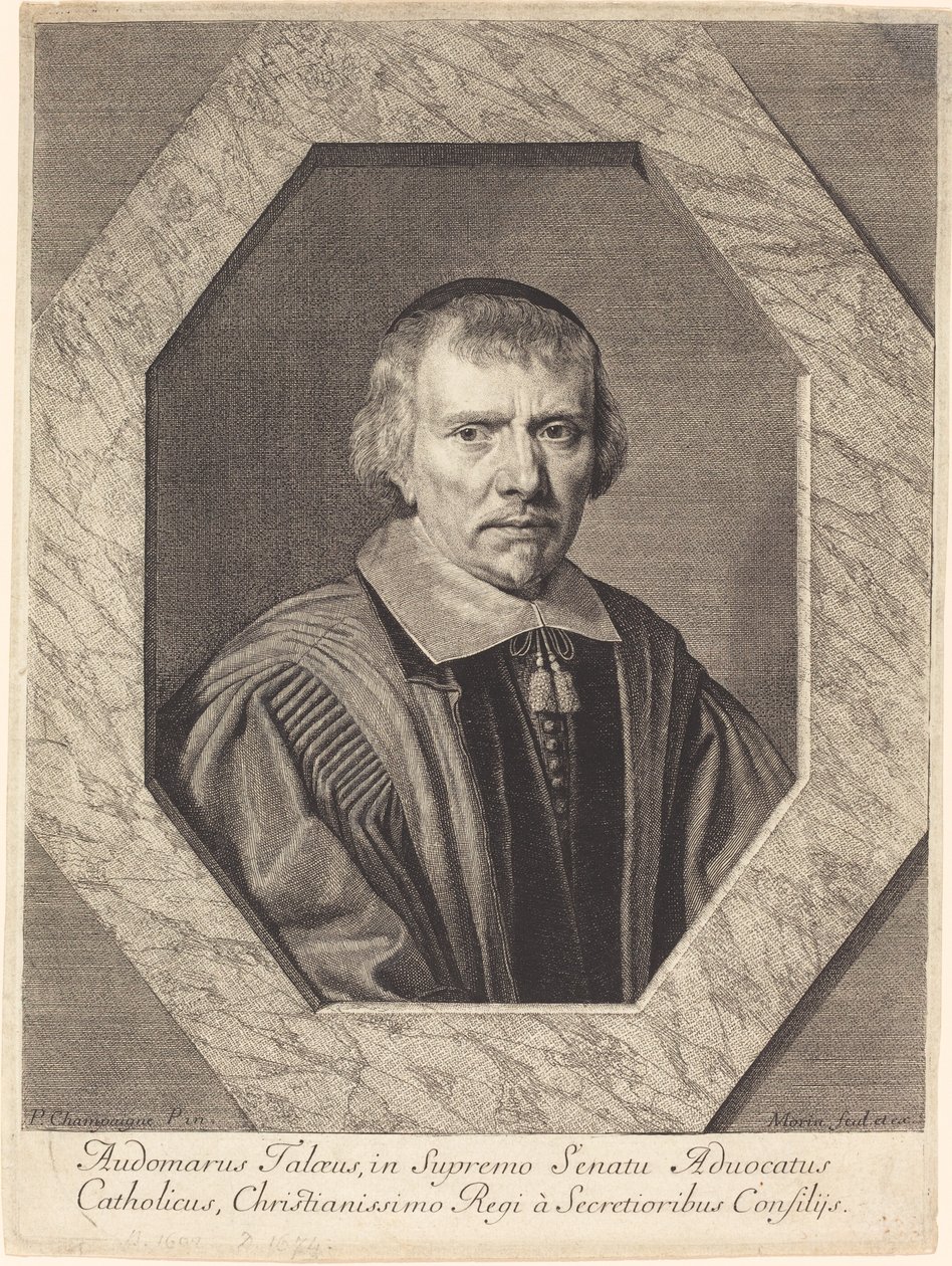 Omer Talon alkotó: Jean Morin after Philippe de Champaigne