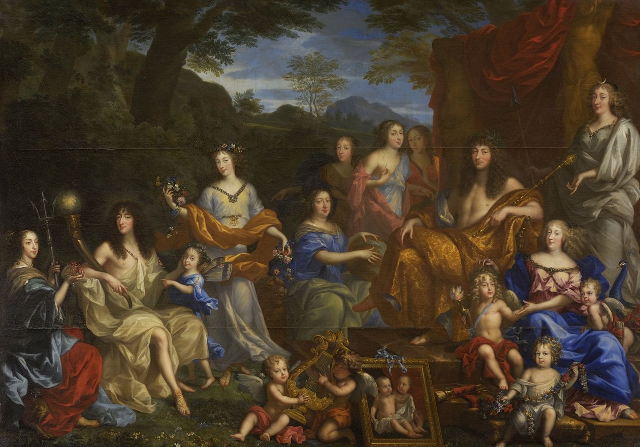 XIV. Lajos és a királyi család, 1670 alkotó: Jean Nocret