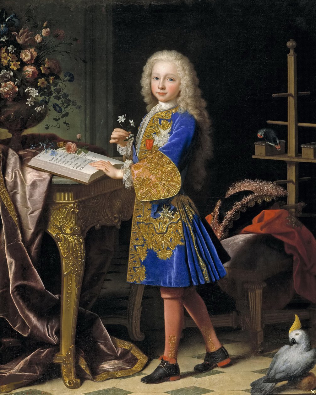 III. Károly spanyol gyermekként, 1724. alkotó: Jean Ranc