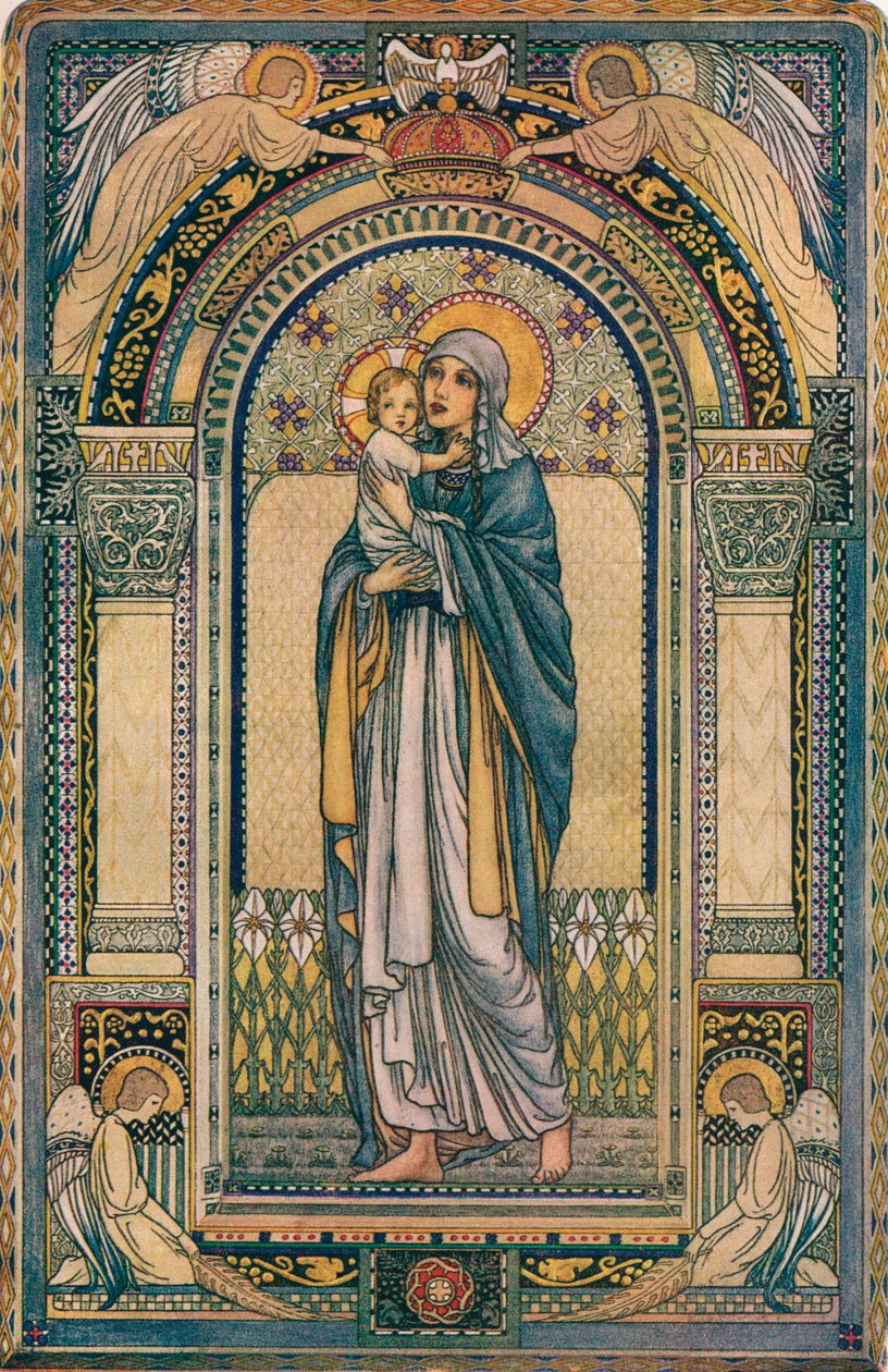 „Madonna és gyermeke”, 1918 alkotó: Jeanne Labrousse