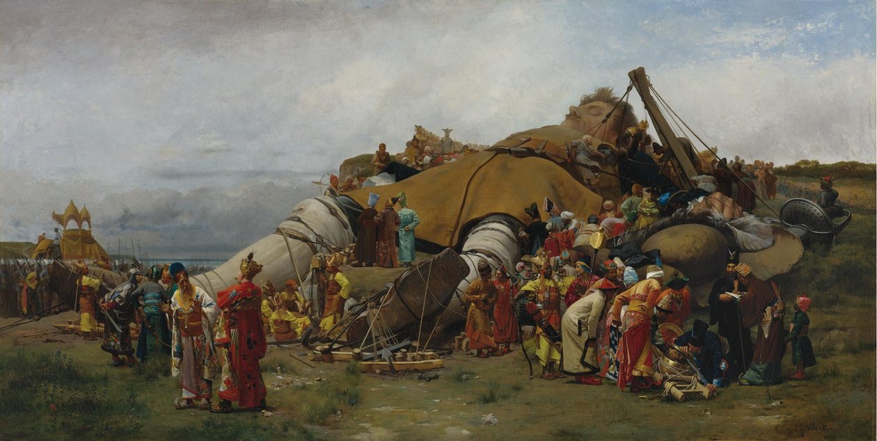 Gulliver és a liliputiak alkotó: Jehan Georges Vibert