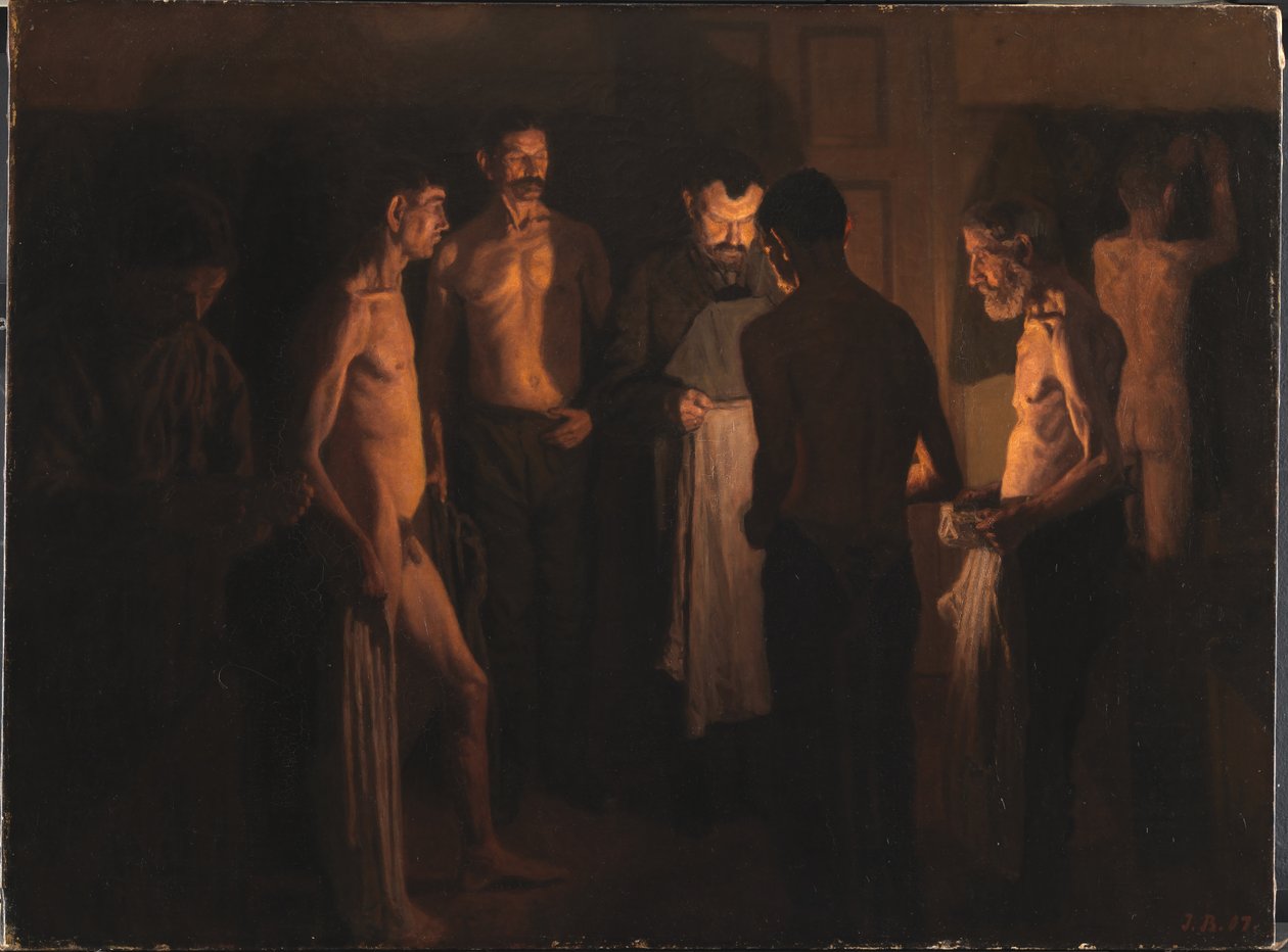Lefekvés a menhelyen alkotó: Jens Birkholm