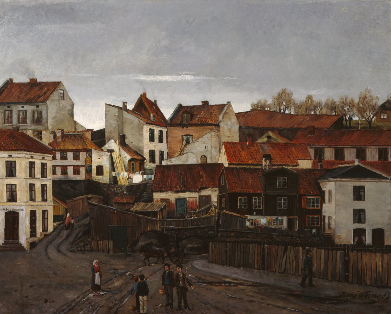 A szegénynegyedből, Hammersborgból alkotó: Jens Wang