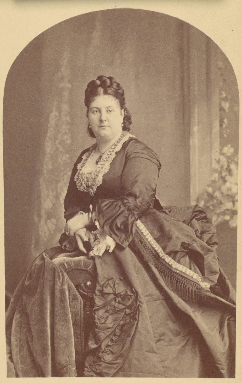 A brit szoprán Euphrosyne Parepa-Rosa 1836-1874, 1870-es évek. alkotó: Jeremiah Gurney