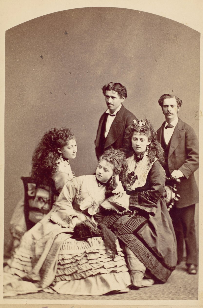 Wohes Family, New York, 1870-es évek. alkotó: Jeremiah Gurney