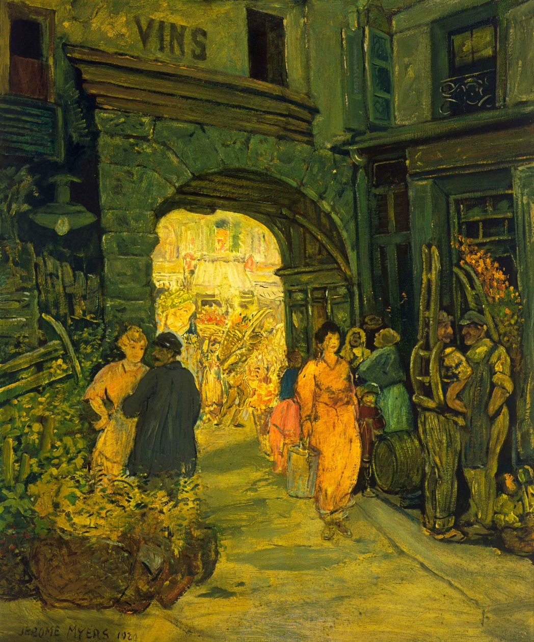 Párizsi piac alkotó: Jerome Myers