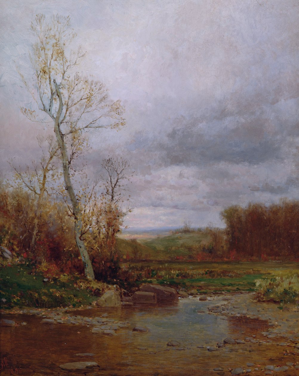 Folyói táj, 1880 alkotó: Jervis McEntee