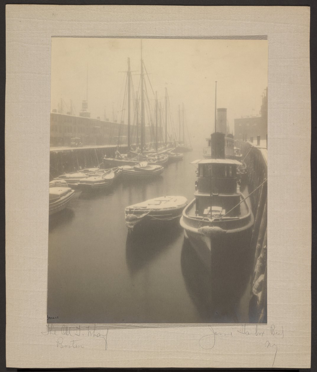 The Old T. Wharf, Boston alkotó: Jessie Tarbox Beals
