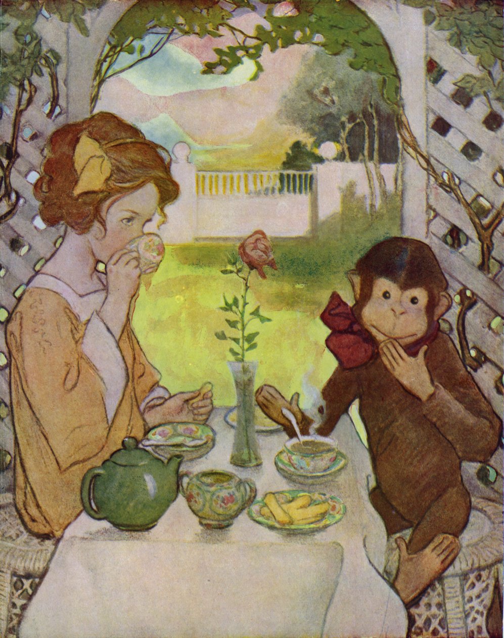 A szépség és a szörnyeteg (színes litó) alkotó: Jessie Willcox Smith