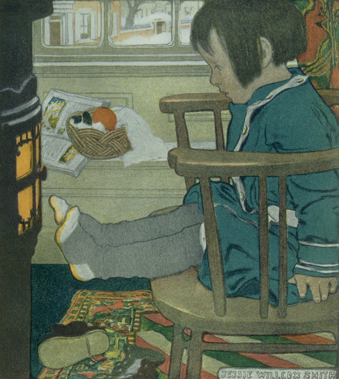 Nedves láb alkotó: Jessie Willcox Smith