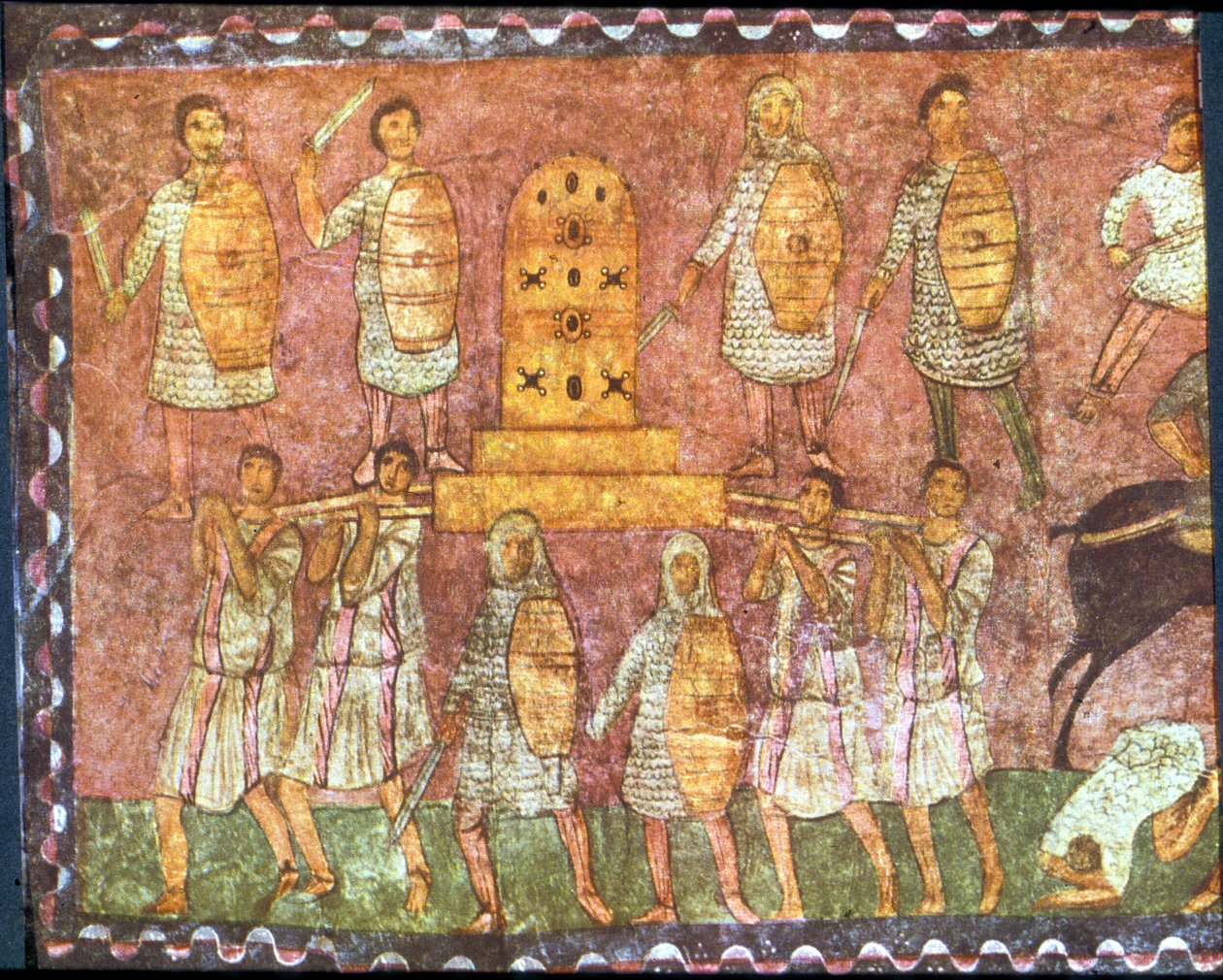 Eben-Ezer csata (tempera gipszre) alkotó: Jewish School