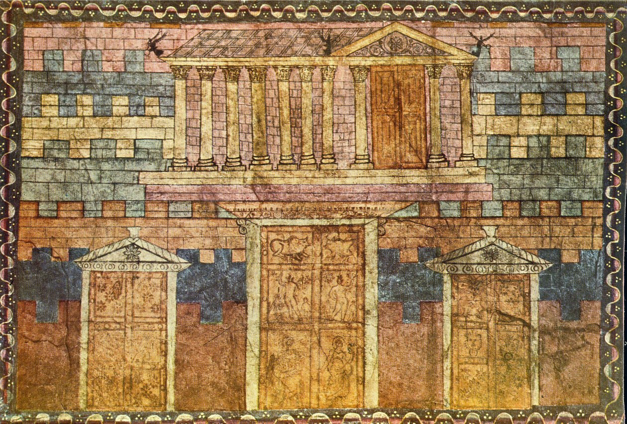 Salamon temploma (tempera gipszön) alkotó: Jewish School