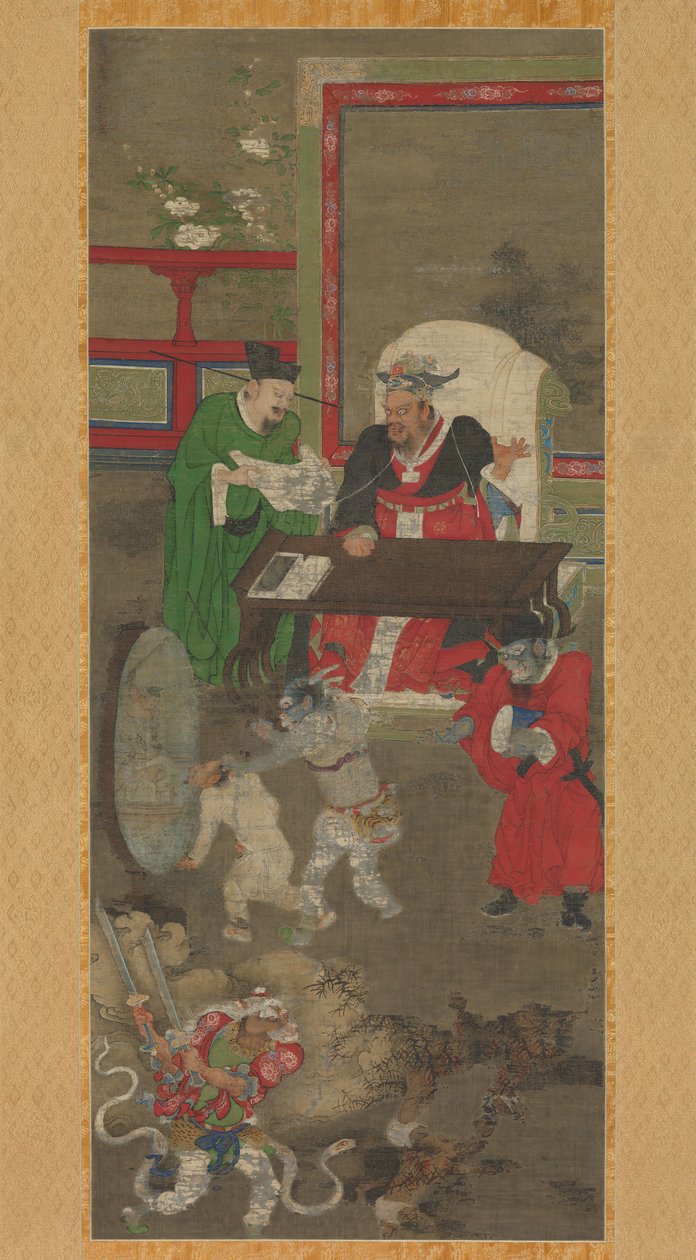 A pokol tíz királya, 1195 előtt. alkotó: Jin Chushi