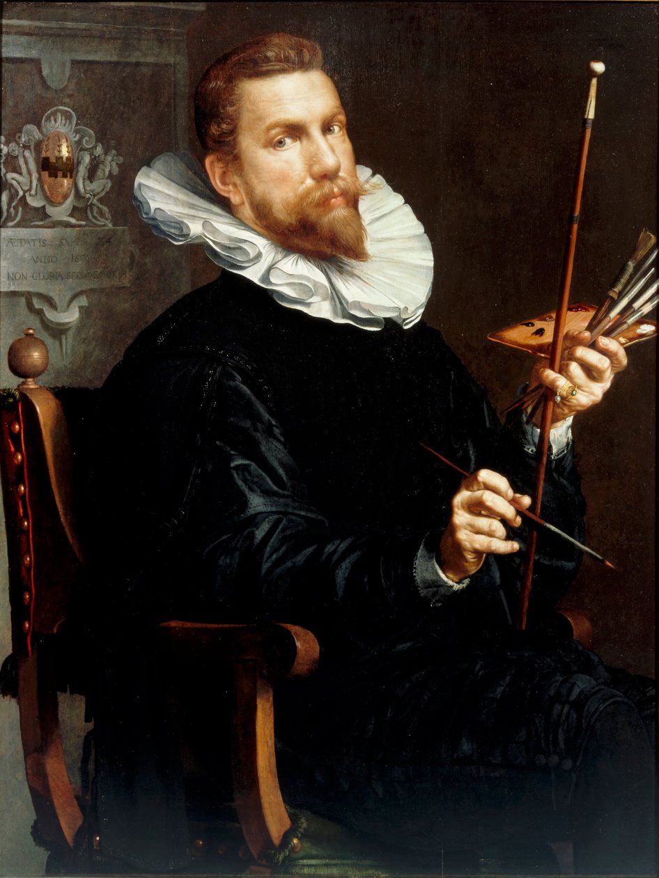 Önarckép, 1601 alkotó: Joachim Wtewael or Utewael