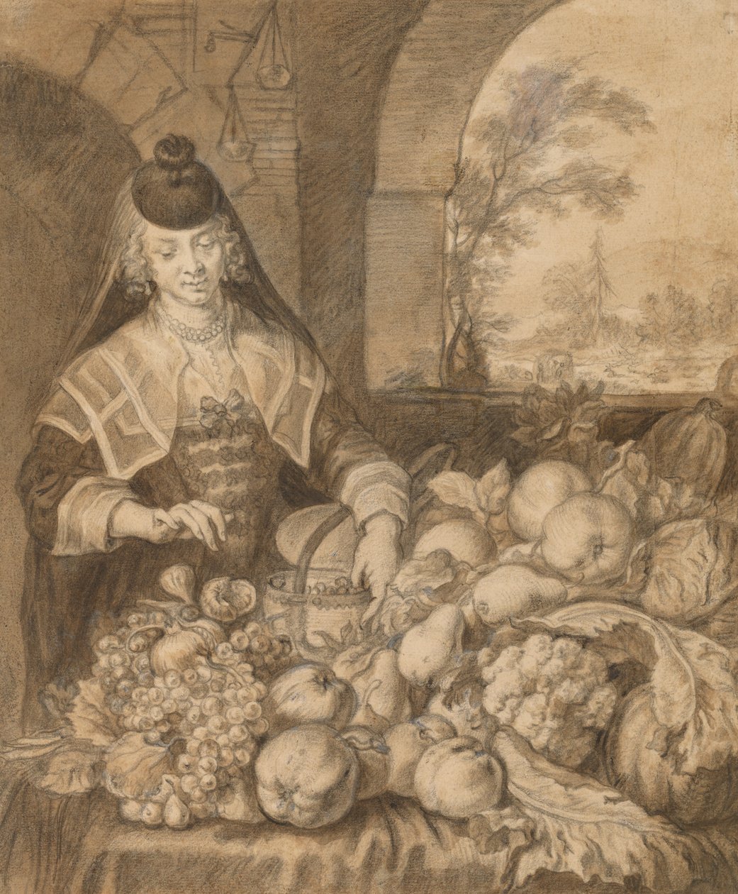 Szeptember megszemélyesítése alkotó: Joachim von Sandrart