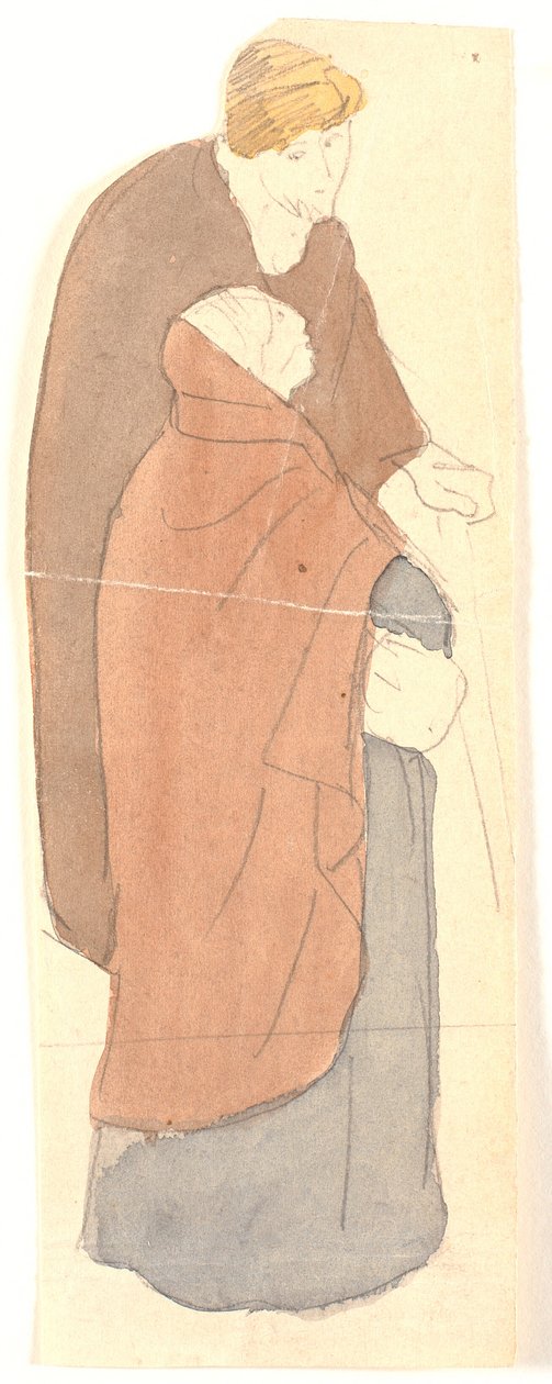 Álló nő és férfi alkotó: Joakim Frederik Skovgaard