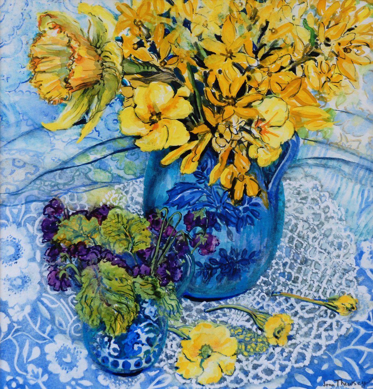 Primroses and Violets 2000 alkotó: Joan Thewsey
