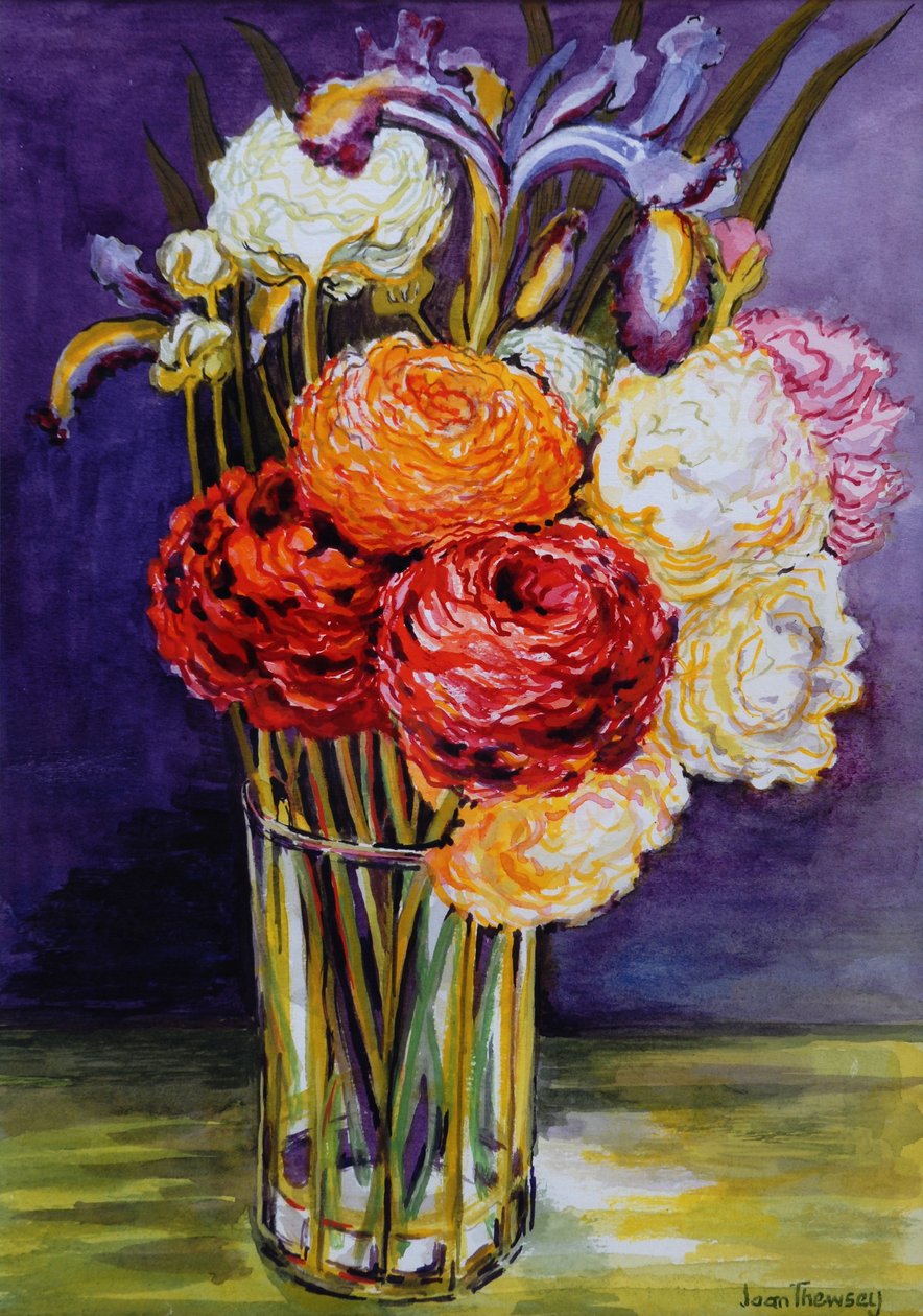 Ranunculus egy pohárban 2000 alkotó: Joan Thewsey