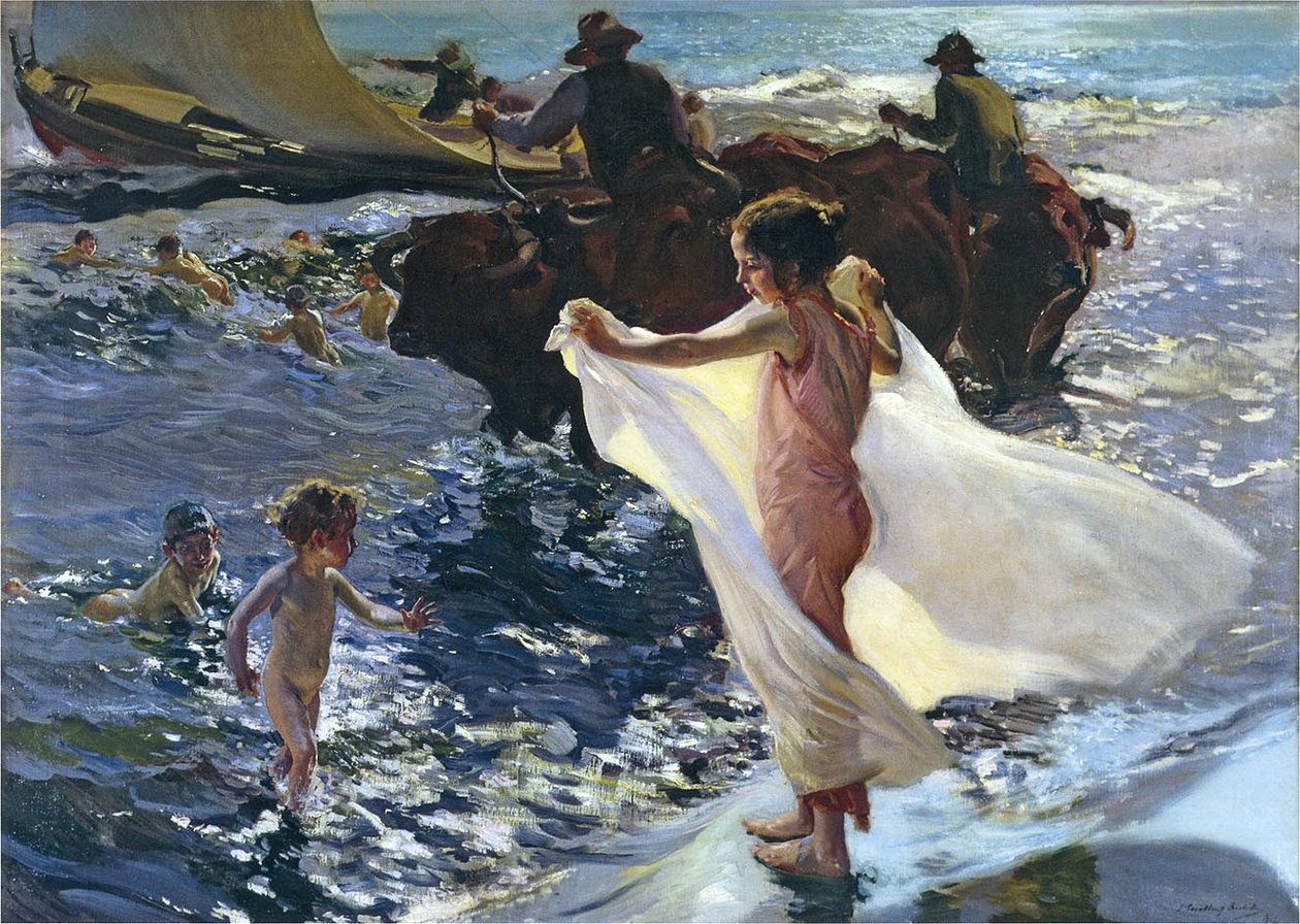 A fürdési óra alkotó: Joaquín Sorolla
