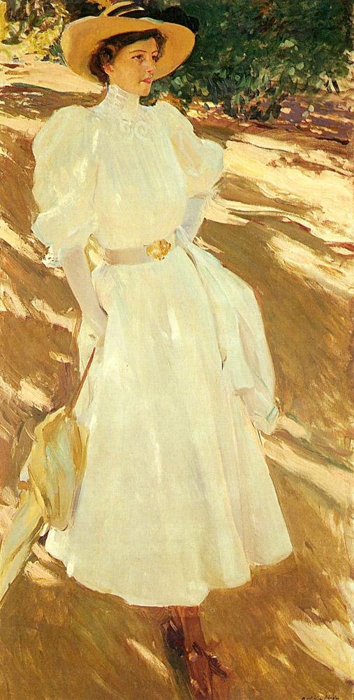 Mária La Granjában alkotó: Joaquín Sorolla