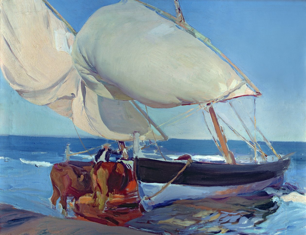 Vitorlás hajók alkotó: Joaquin Sorolla y Bastida