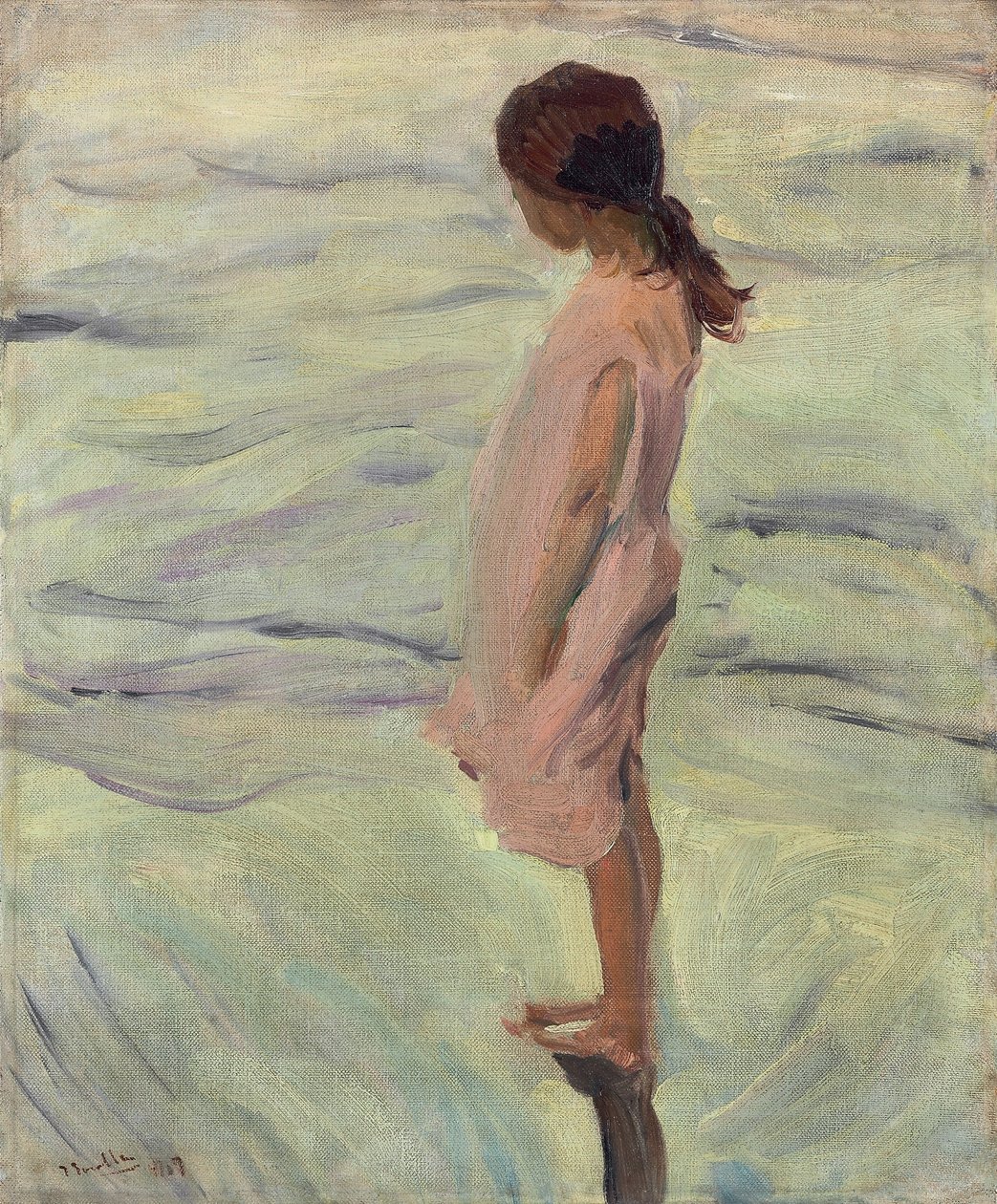 Naplemente után alkotó: Joaquín Sorolla