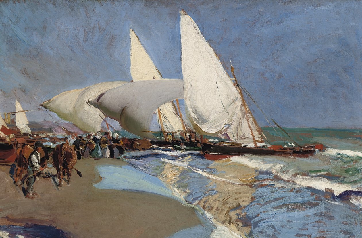 Valencia strand alkotó: Joaquín Sorolla