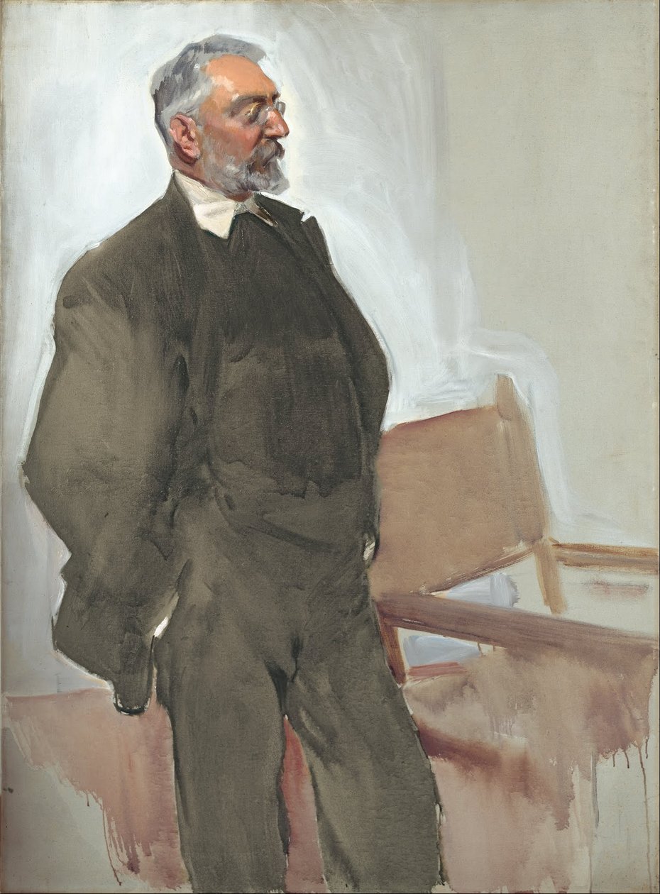 Unamuno arcképe alkotó: Joaquín Sorolla