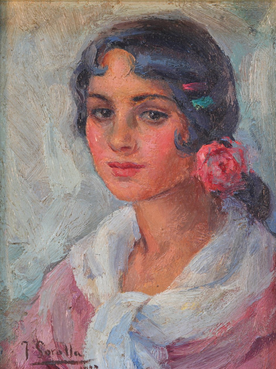 Egy nő portréja alkotó: Joaquín Sorolla
