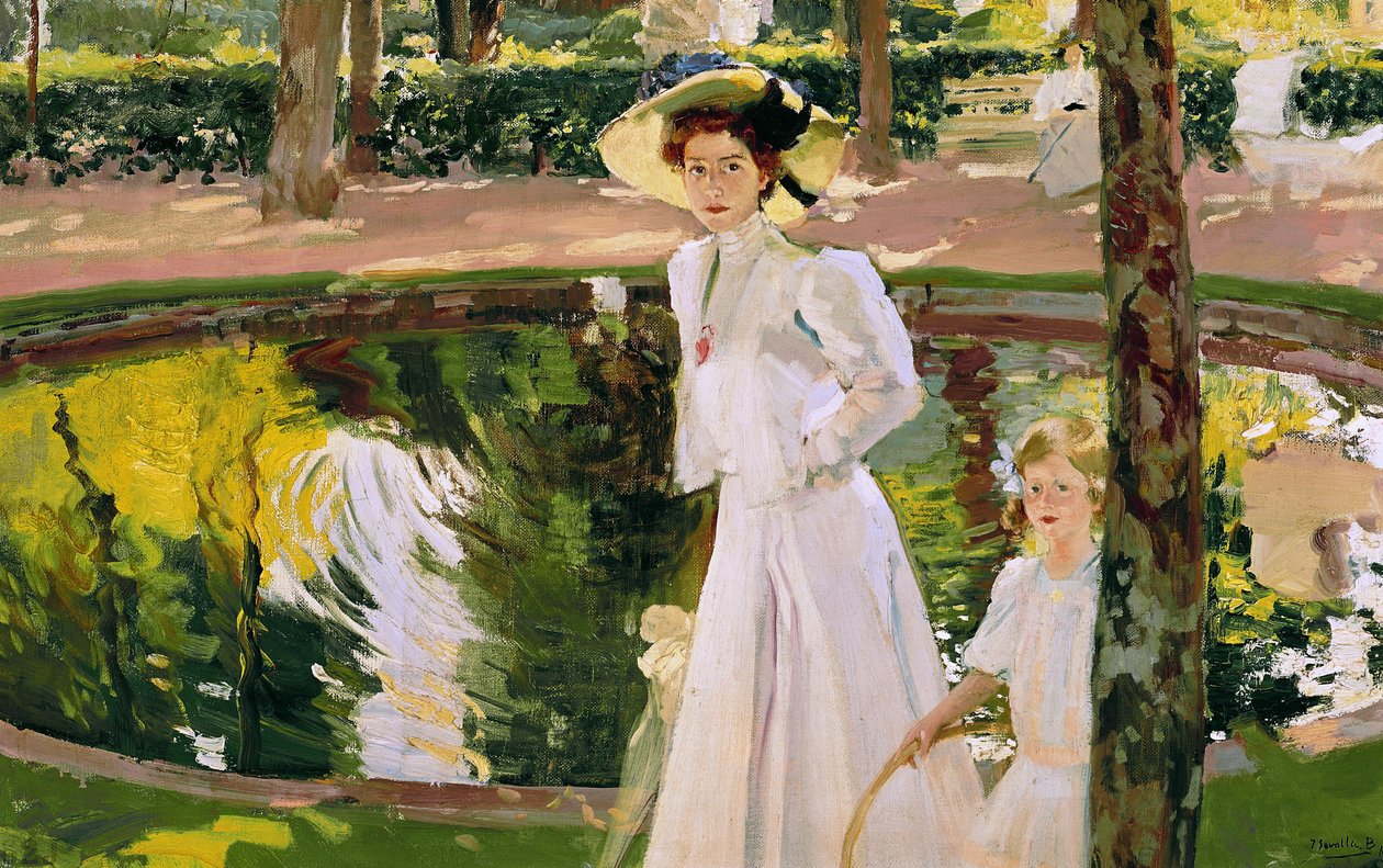 A kert, 1913 alkotó: Joaquín Sorolla
