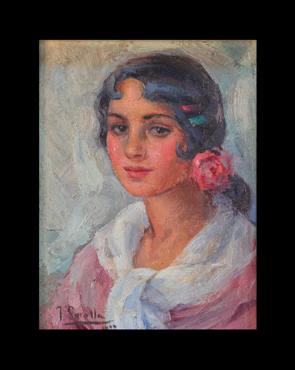 Egy nő portréja alkotó: Joaquín Sorolla