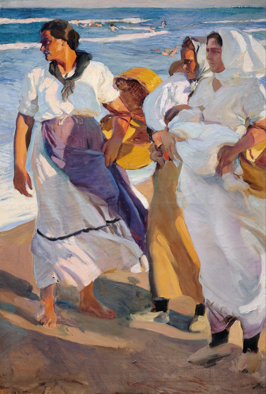 Halásznők Valenciából alkotó: Joaquín Sorolla