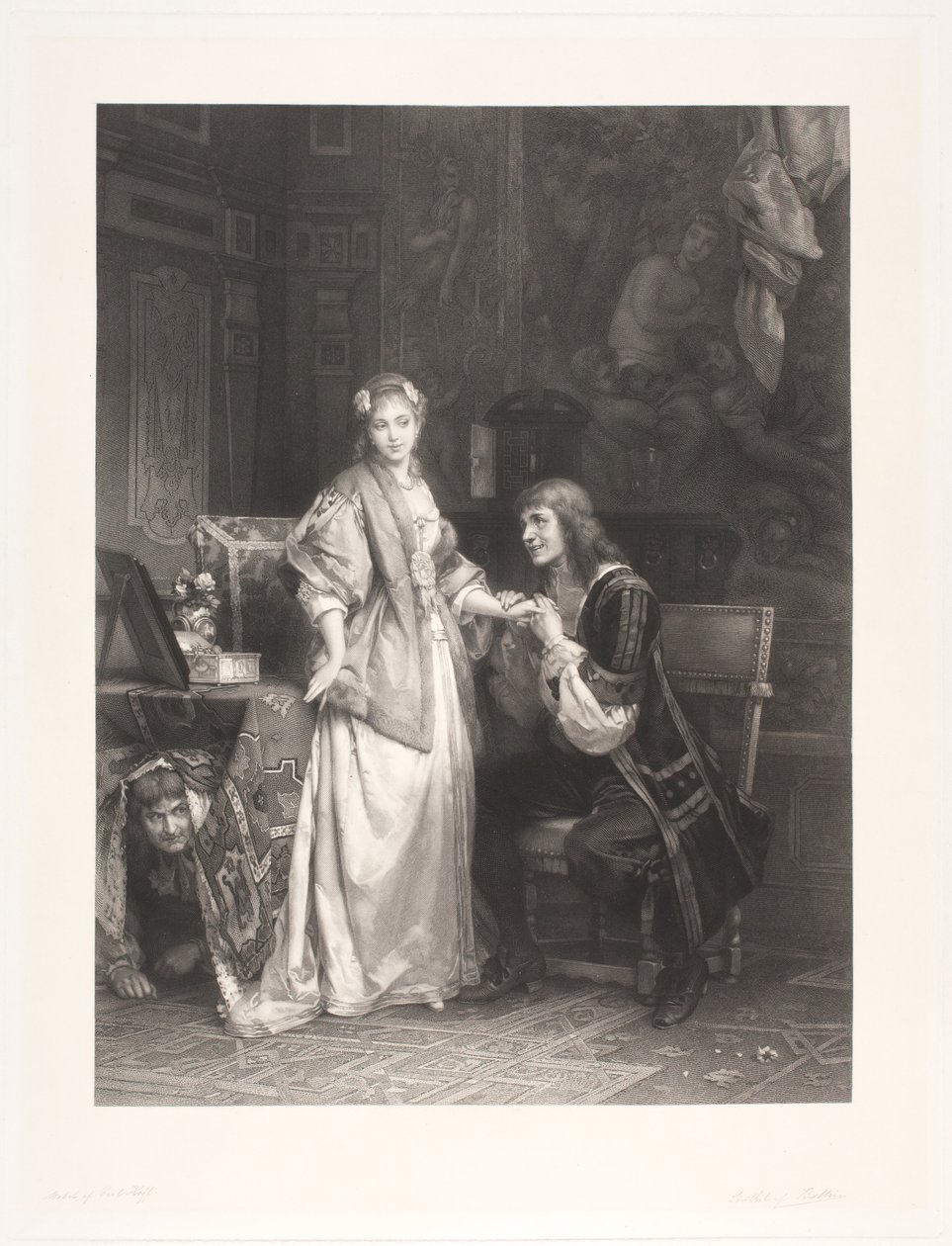 Tartuffe és Elmire alkotó: Joel Ballin